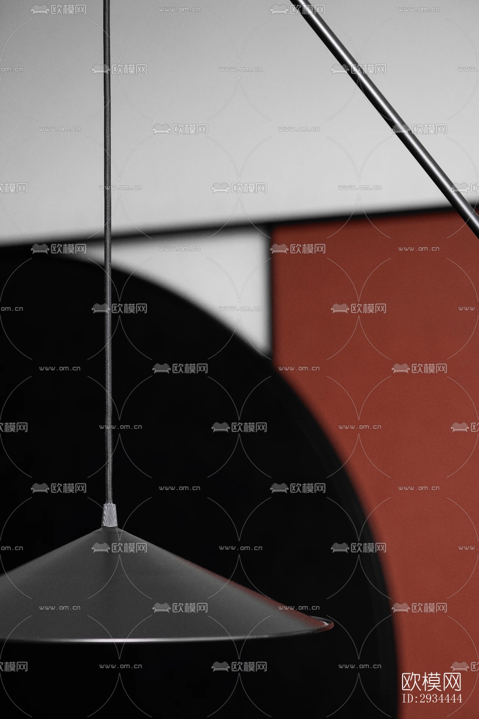 后现代平层效果图下载（渲染图13）