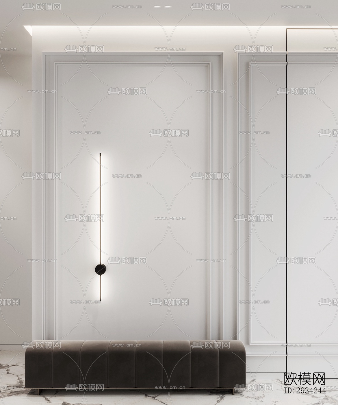 现代复式效果图下载（渲染图16）