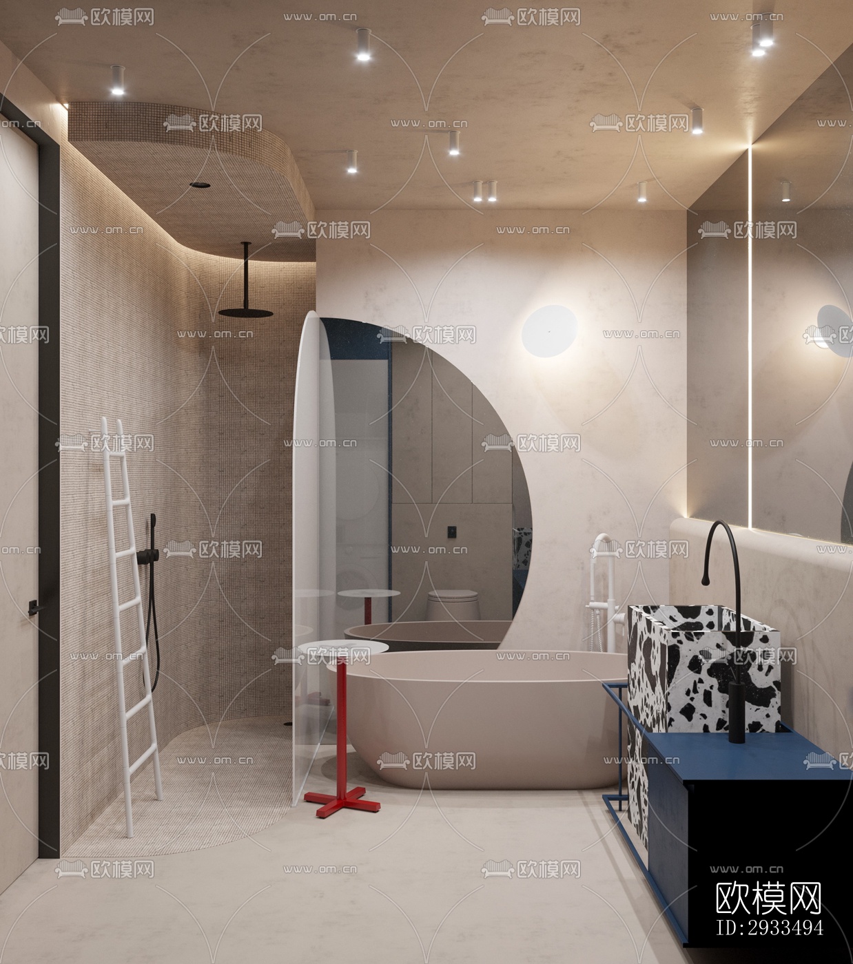 北欧公寓效果图下载（渲染图12）