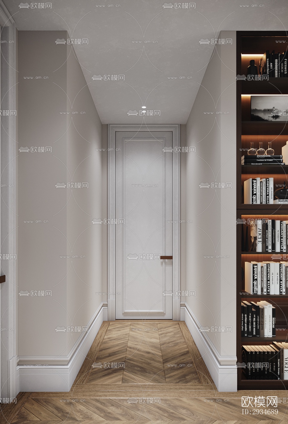 欧式平层效果图下载（渲染图15）