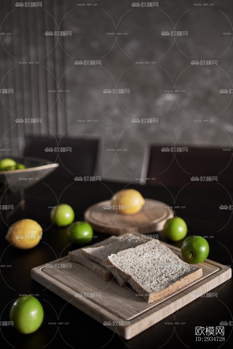 现代平层效果图下载（渲染图20）