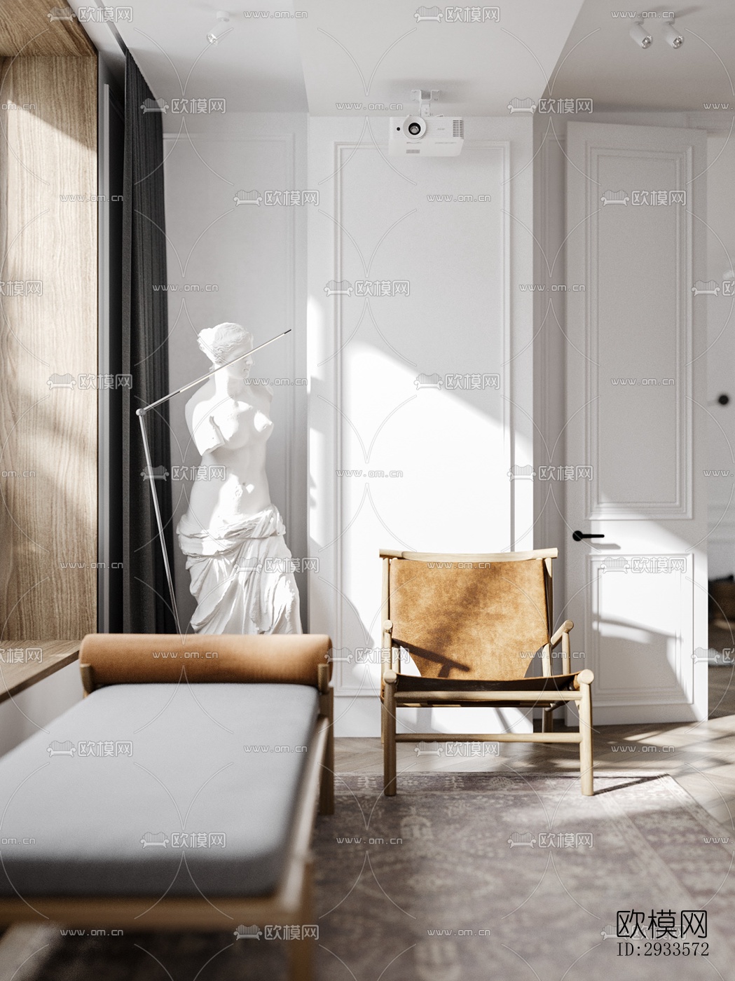 北欧公寓效果图下载（渲染图7）