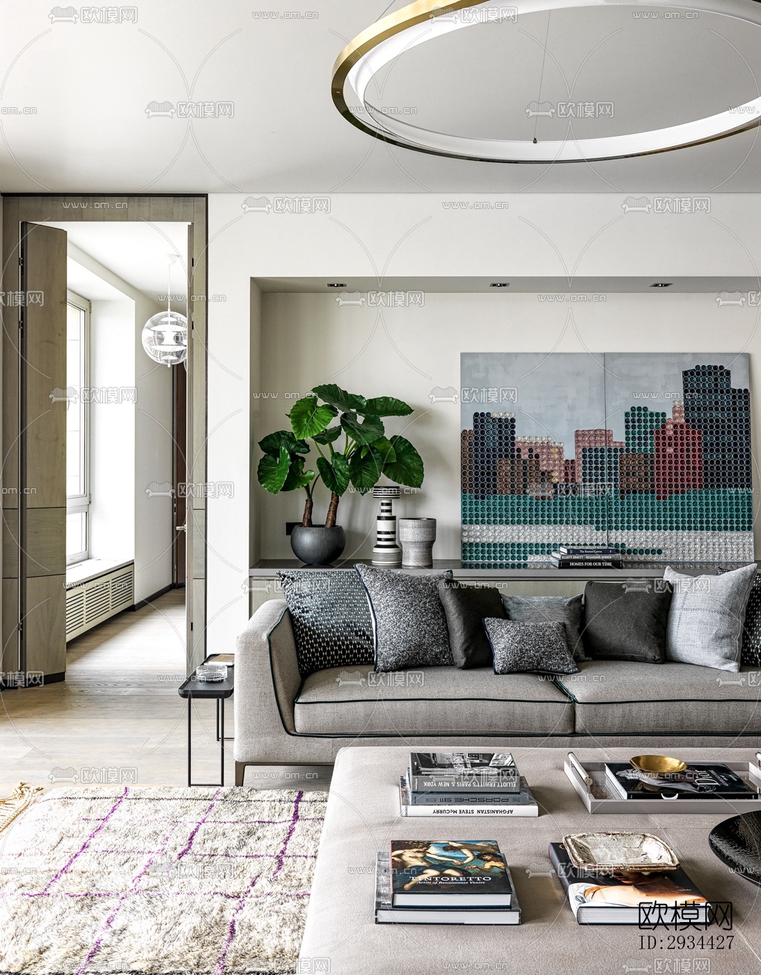 北欧平层效果图下载（渲染图17）