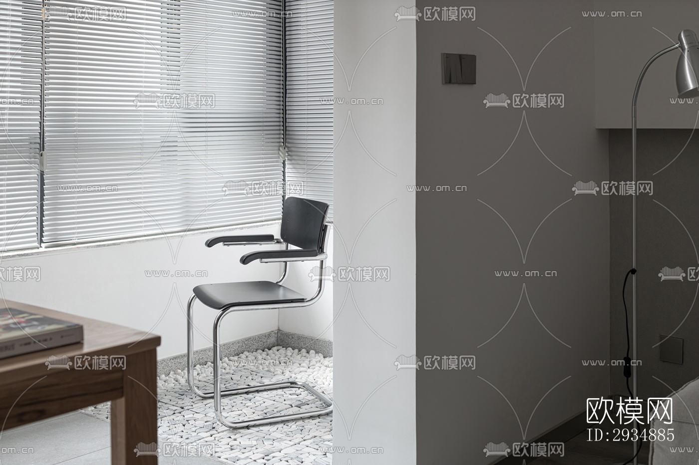 现代平层效果图下载（渲染图2）