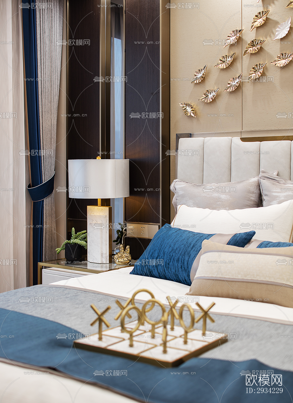 新中式复式效果图下载（渲染图9）