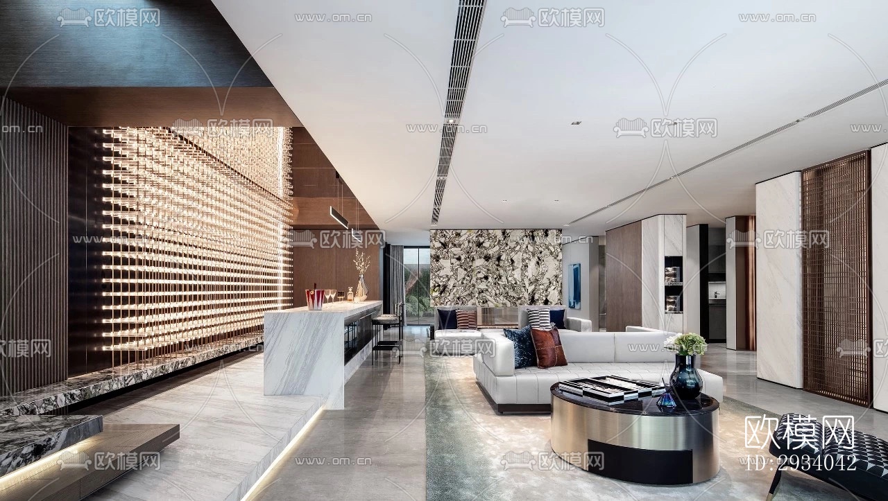 现代别墅效果图下载（渲染图13）