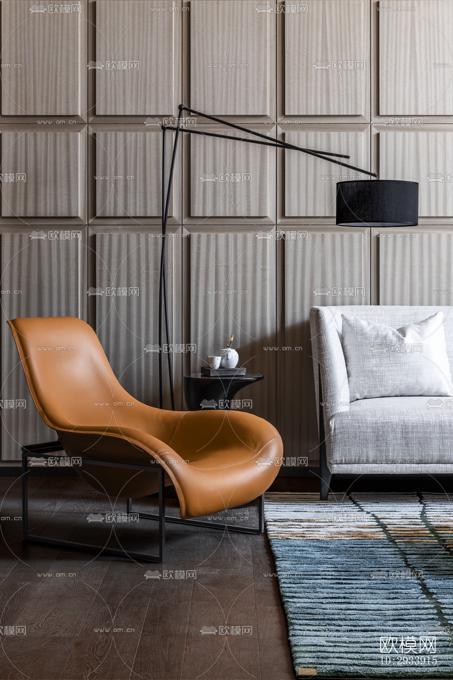 新中式别墅效果图下载（渲染图15）