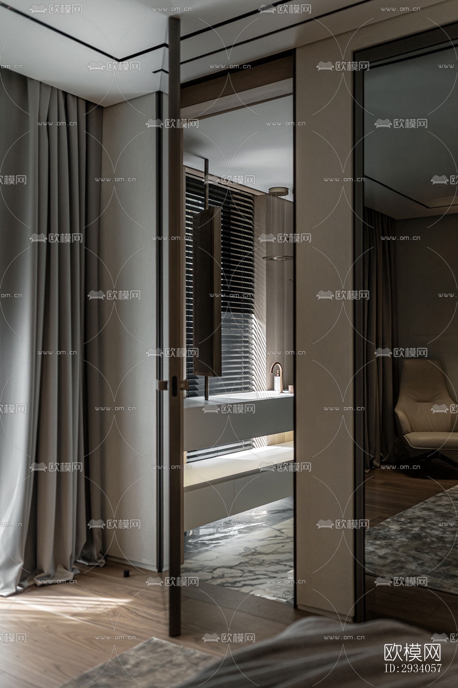 现代别墅效果图下载（渲染图10）