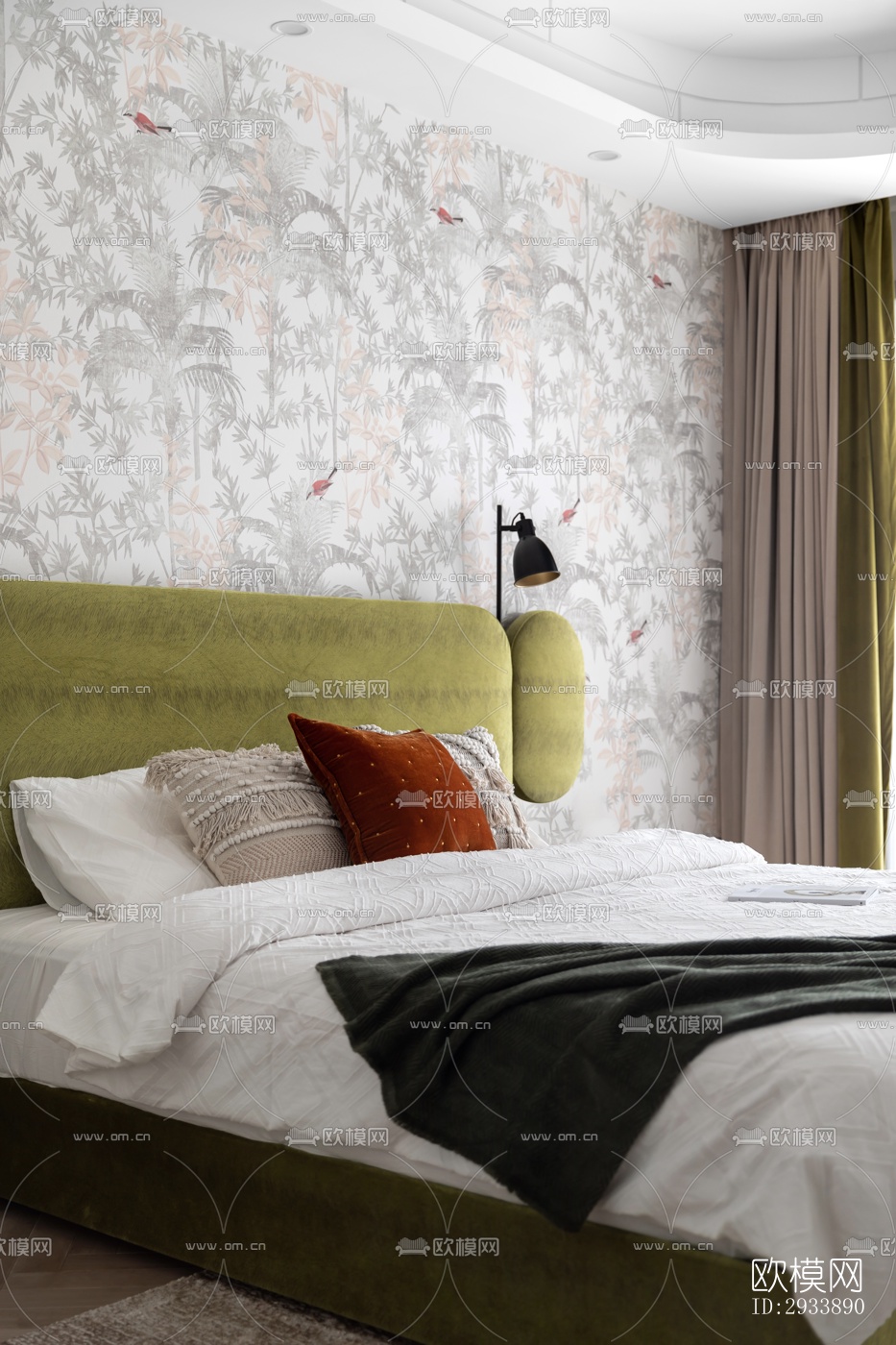 后现代别墅效果图下载（渲染图11）