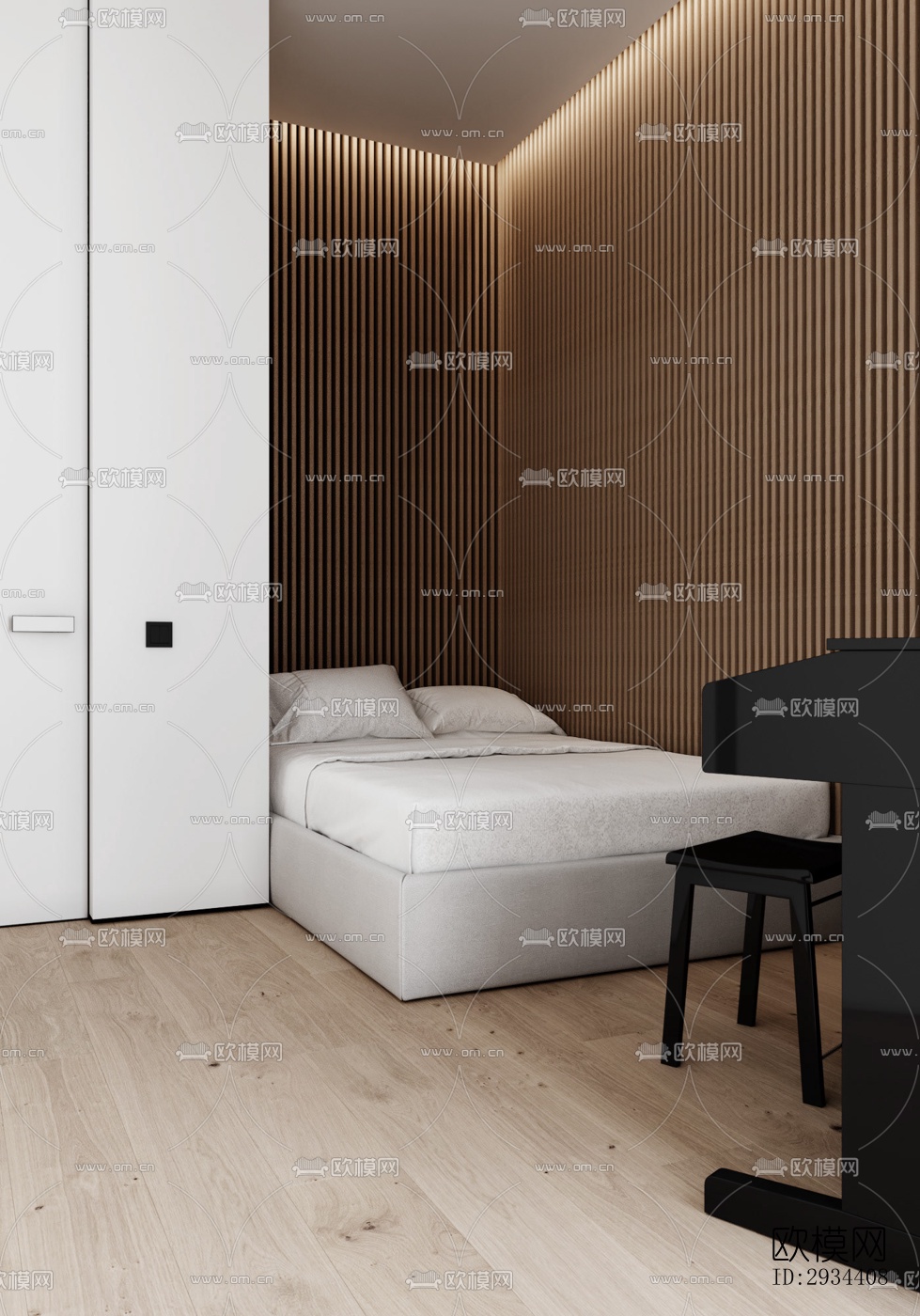 北欧平层效果图下载（渲染图8）