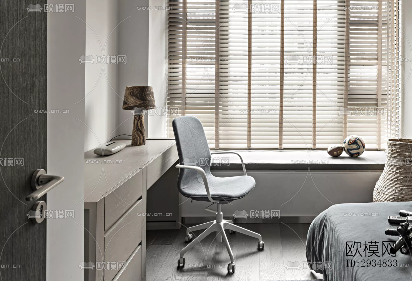 现代平层效果图下载（渲染图17）