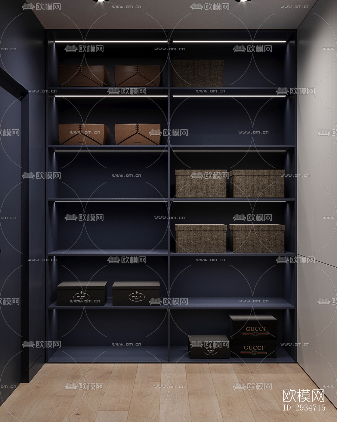 现代平层效果图下载（渲染图11）