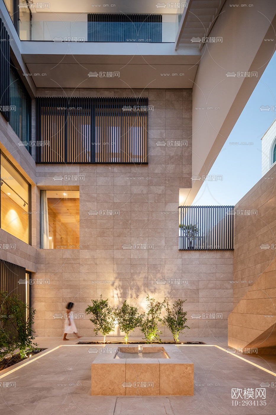 现代别墅效果图下载（渲染图12）