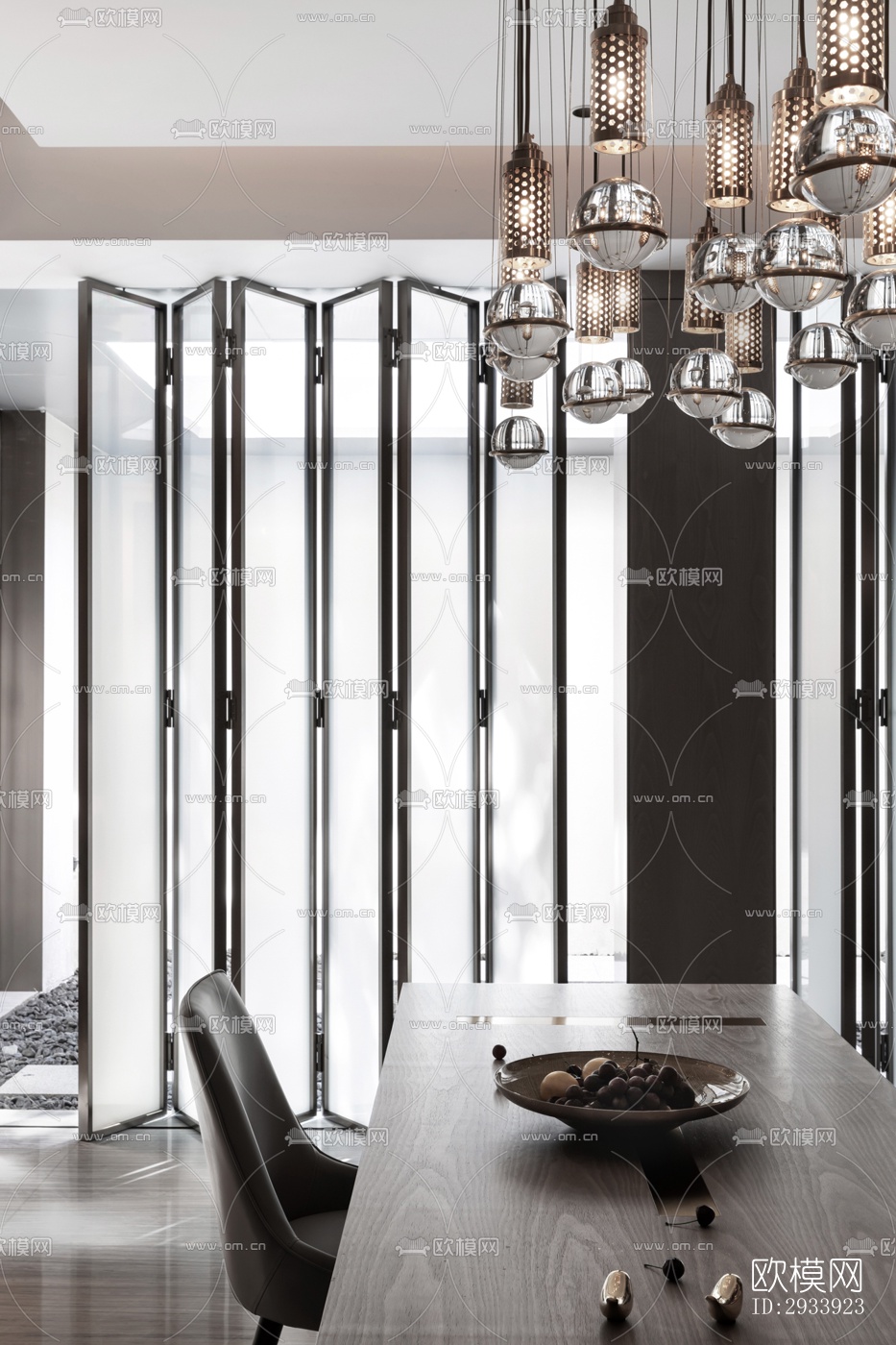 新中式别墅效果图下载（渲染图1）