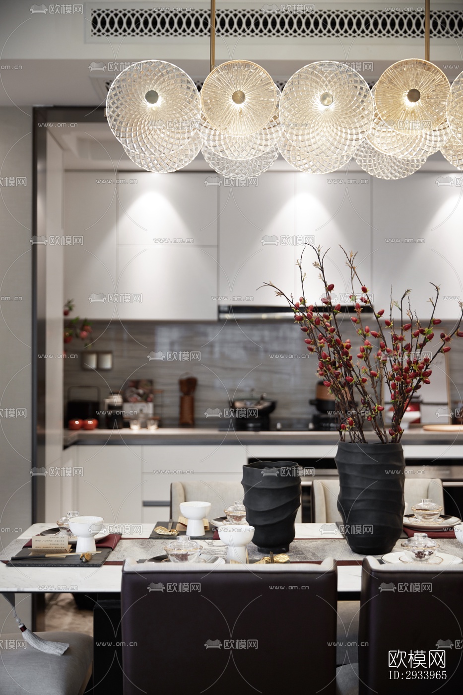 新中式别墅效果图下载（渲染图15）