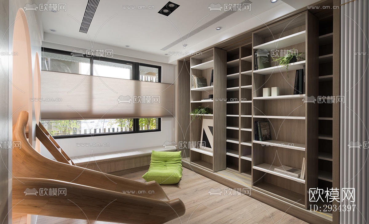 北欧平层效果图下载（渲染图7）