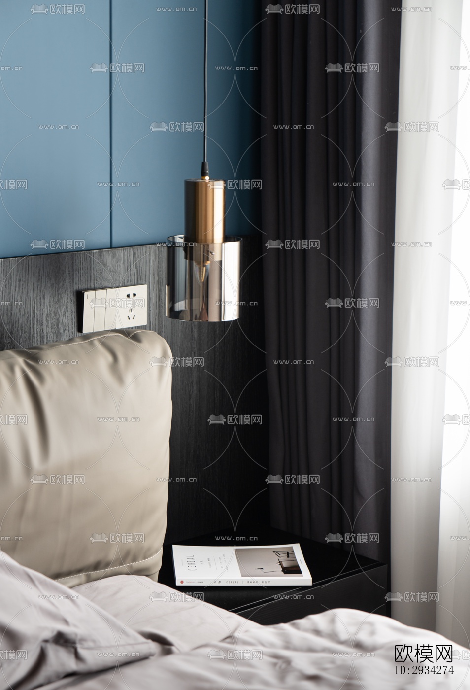 现代复式效果图下载（渲染图15）