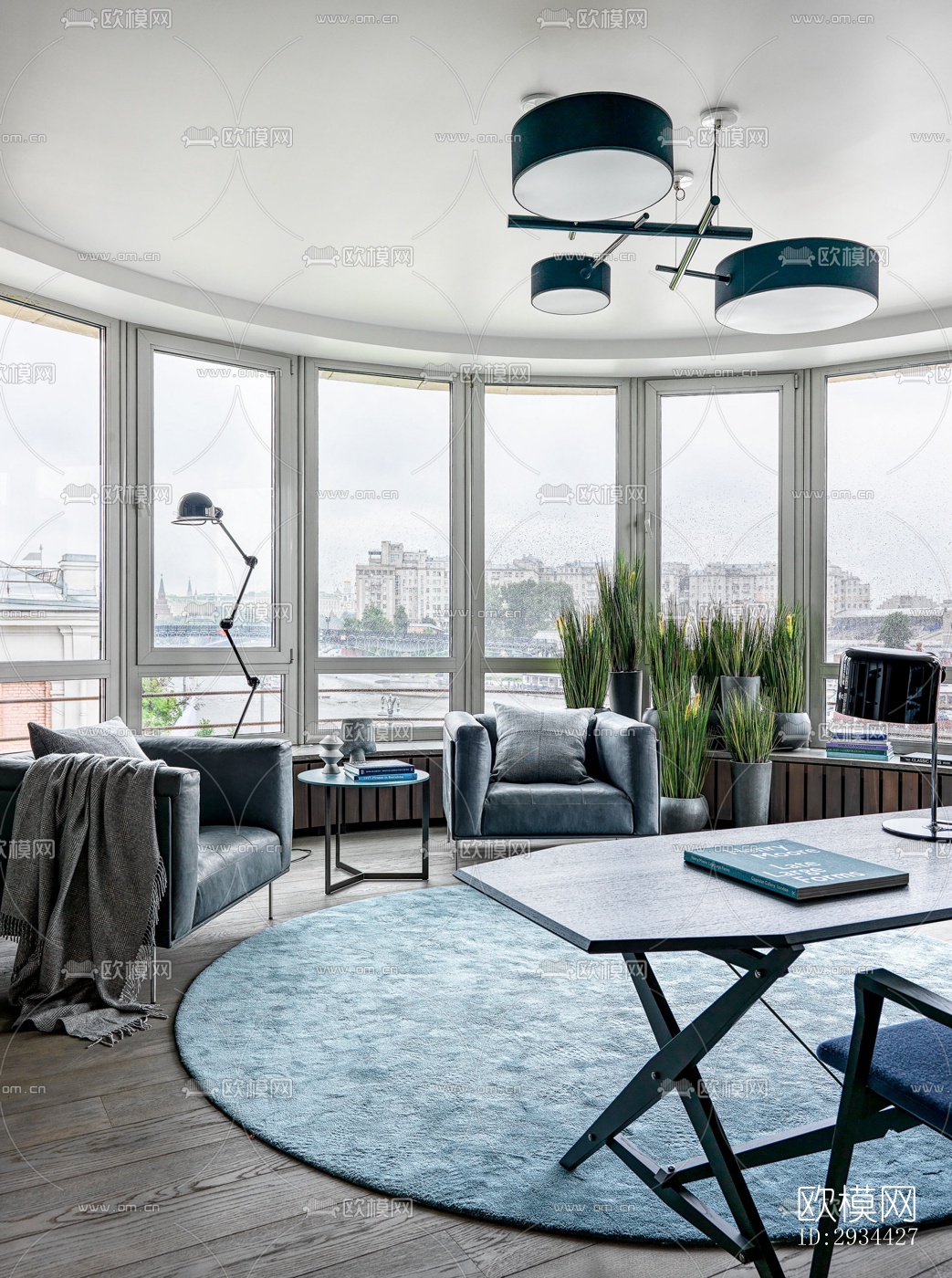 北欧平层效果图下载（渲染图12）