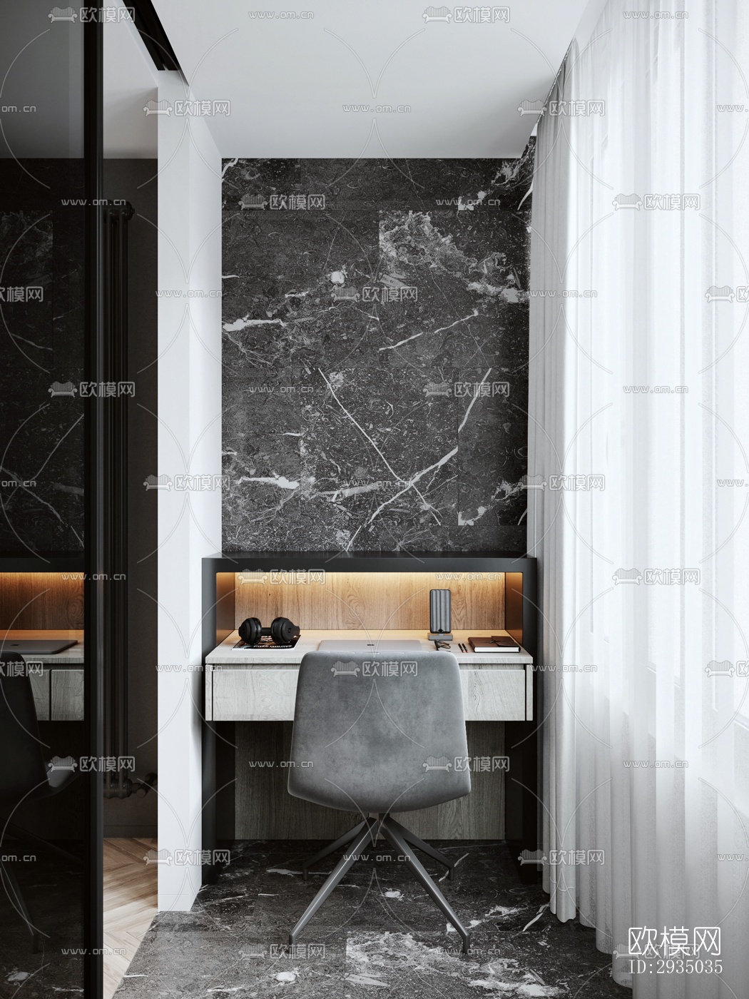 高级灰平层效果图下载（渲染图16）