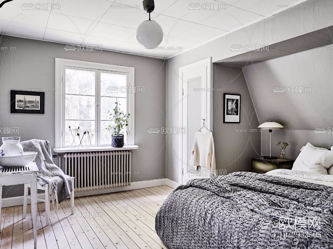 北欧公寓效果图下载（渲染图16）