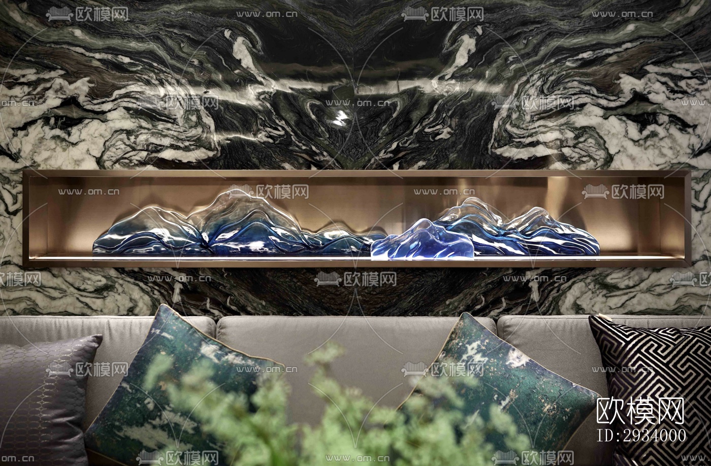 新中式别墅效果图下载（渲染图5）