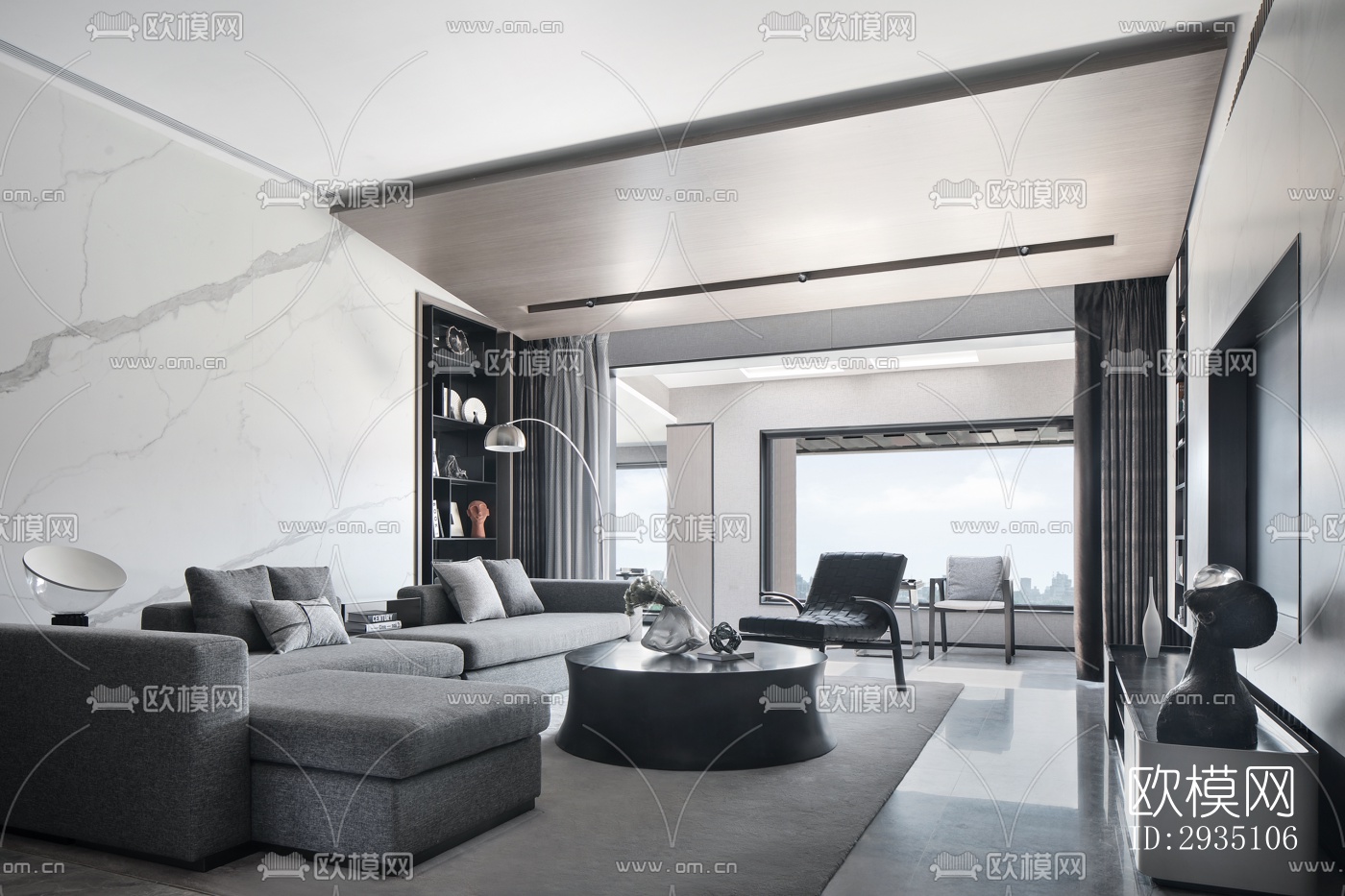 高级灰平层效果图下载（渲染图11）