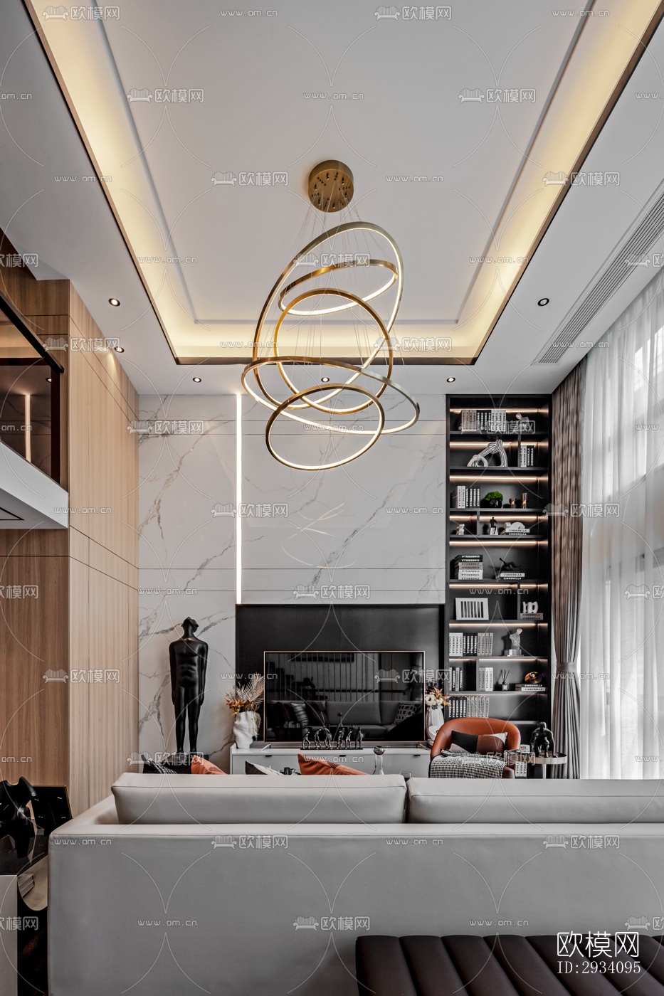 现代别墅效果图下载（渲染图14）