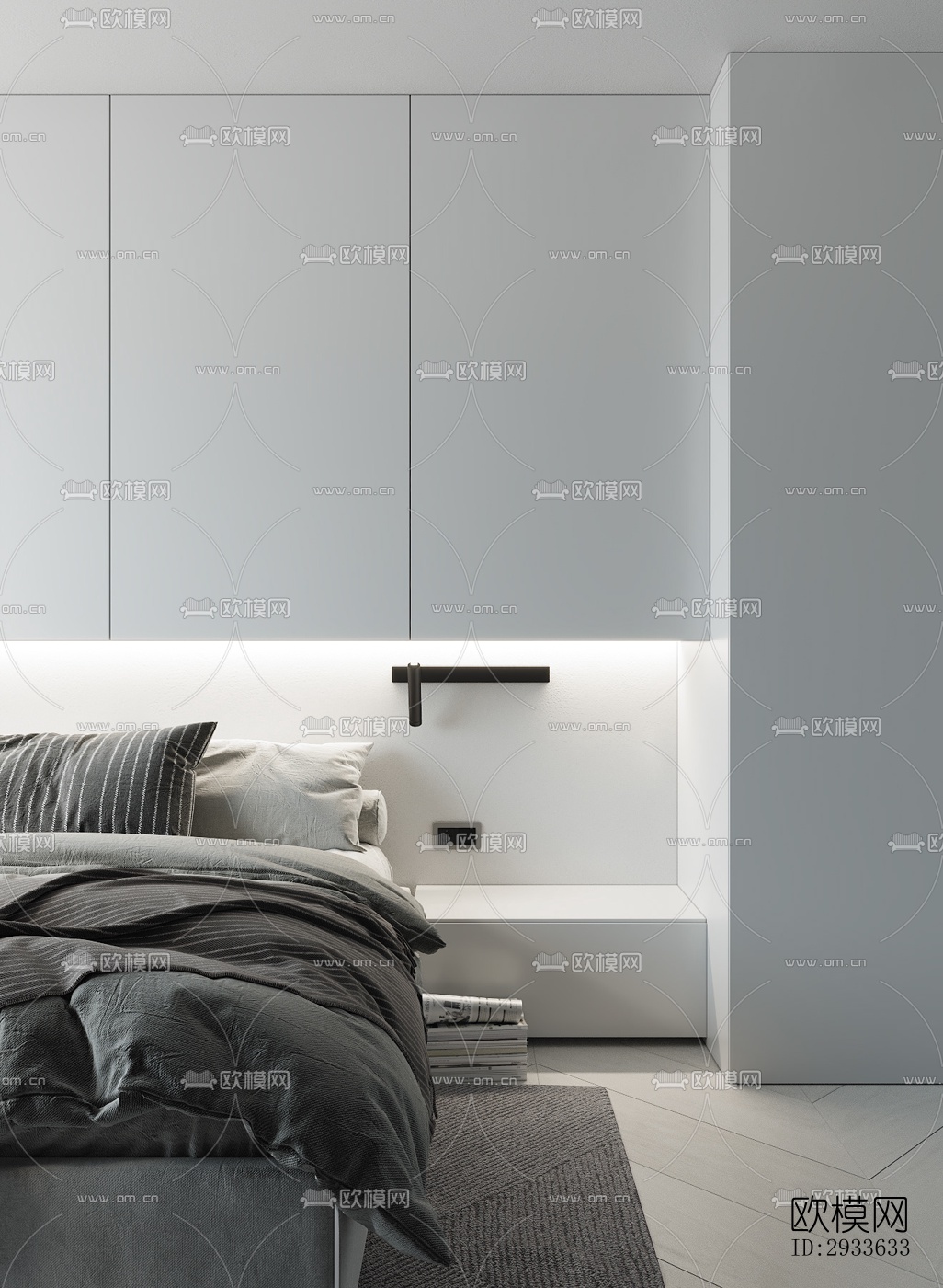 北欧公寓效果图下载（渲染图5）