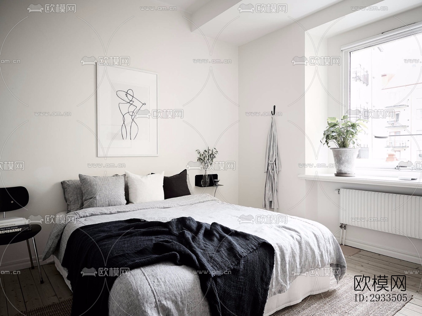 北欧公寓效果图下载（渲染图12）