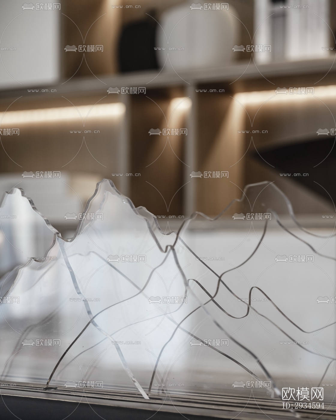 新中式平层效果图下载（渲染图18）