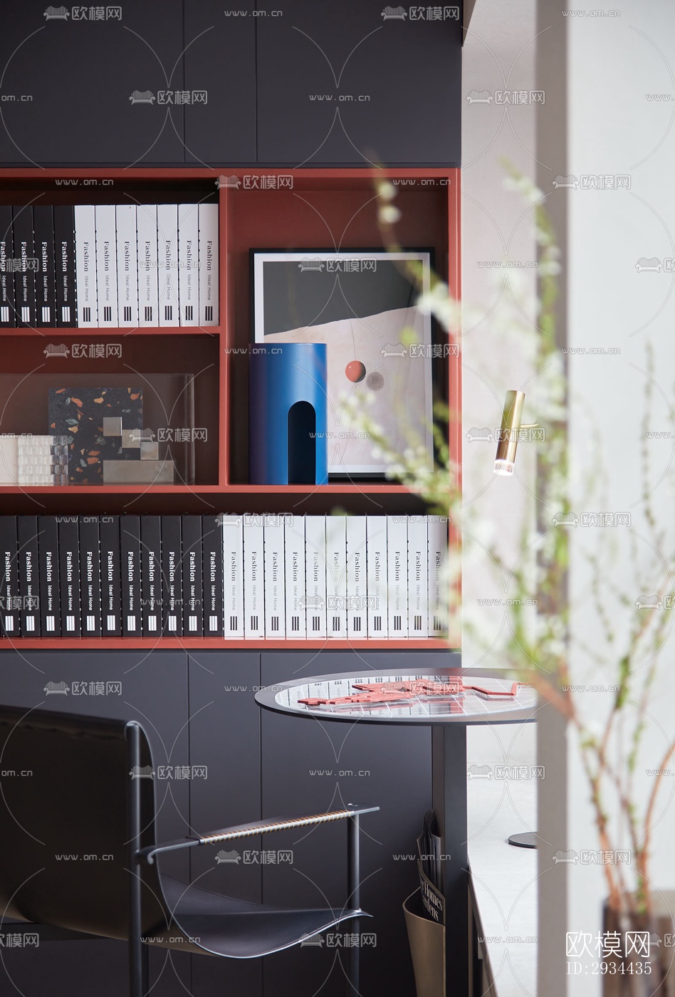 后现代平层效果图下载（渲染图8）