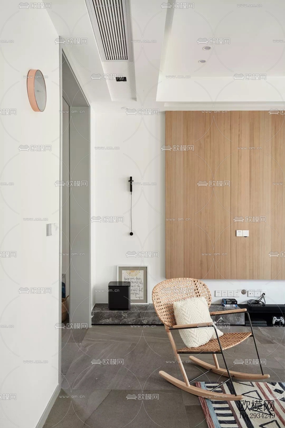 现代复式效果图下载（渲染图18）