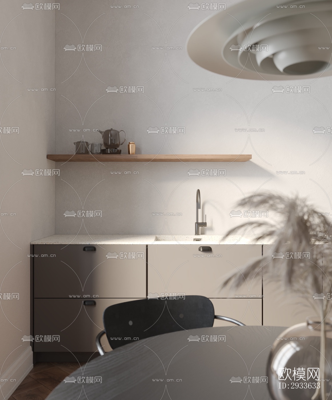 北欧公寓效果图下载（渲染图16）