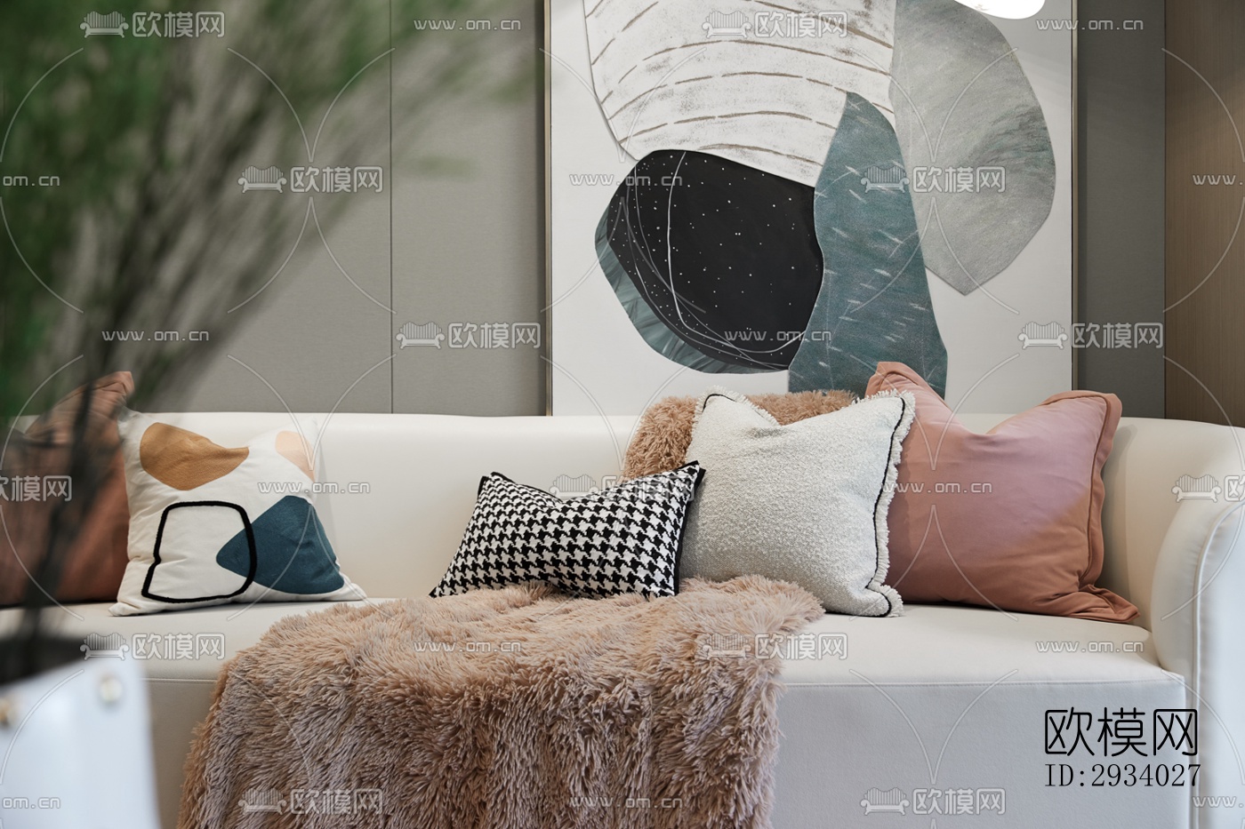 新中式别墅效果图下载（渲染图17）