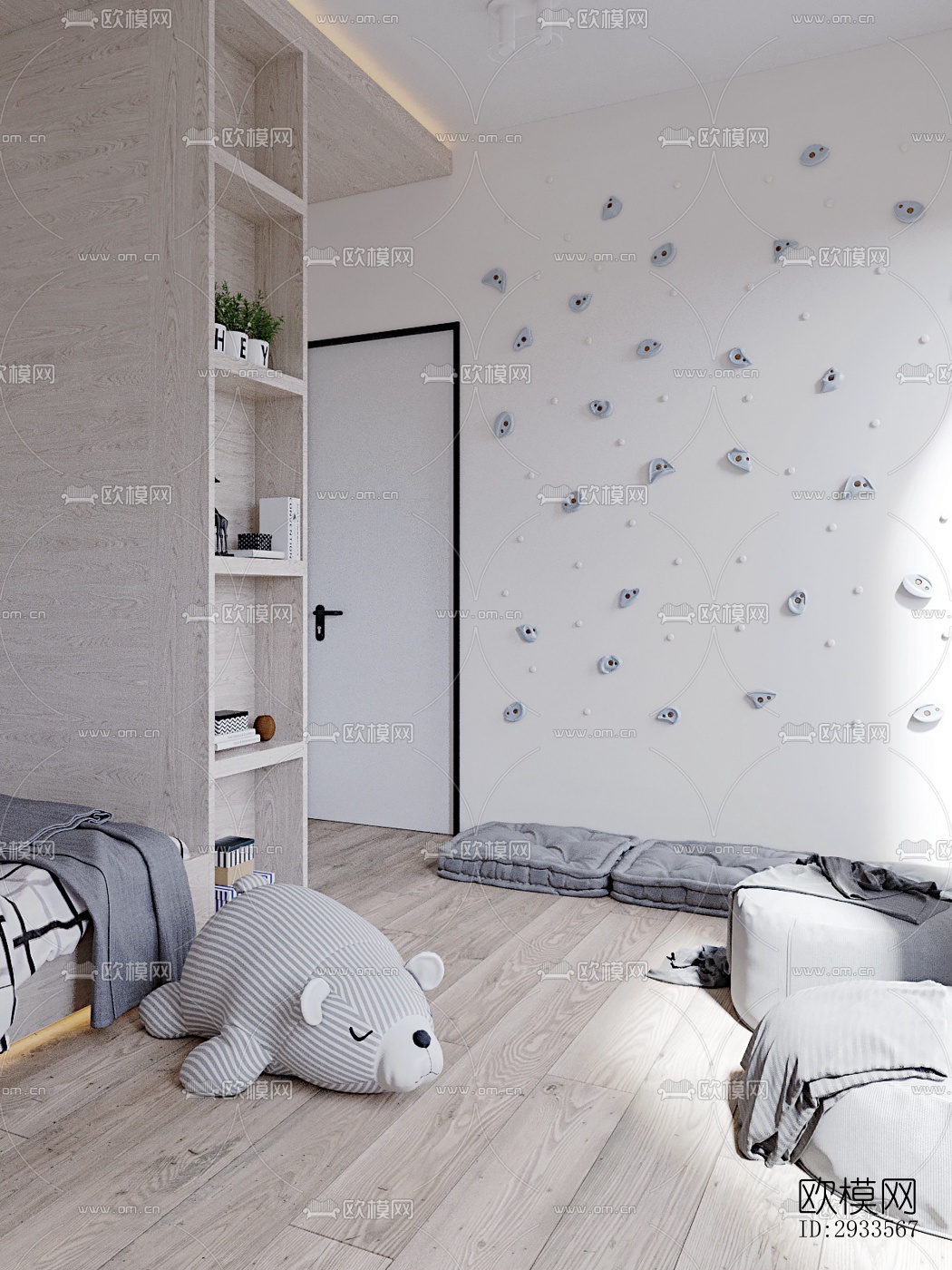 北欧公寓效果图下载（渲染图12）