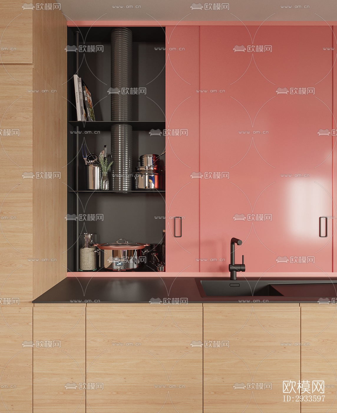 北欧公寓效果图下载（渲染图17）