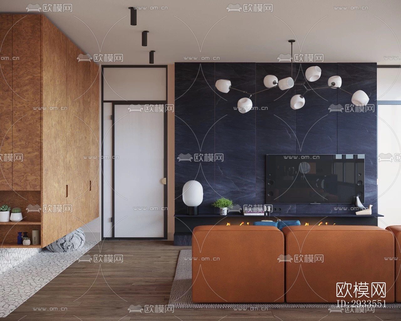 北欧公寓效果图下载（渲染图10）