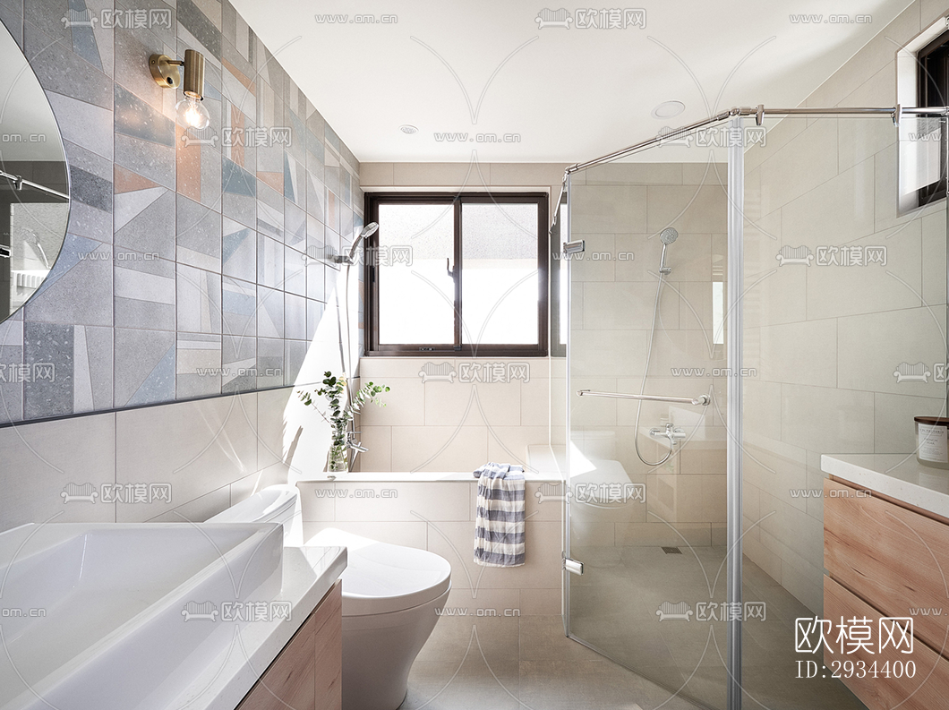 北欧平层效果图下载（渲染图15）