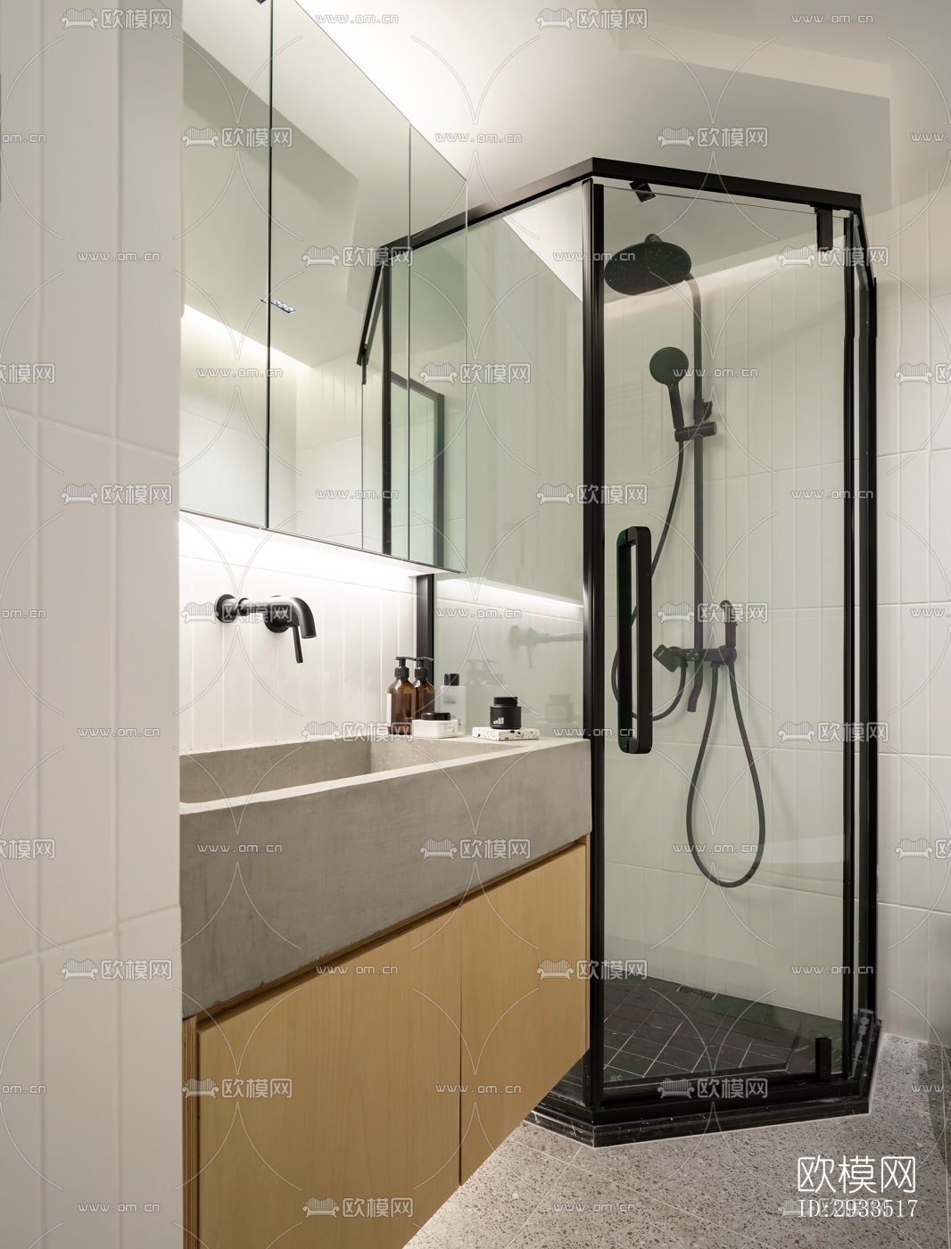 北欧公寓效果图下载（渲染图3）