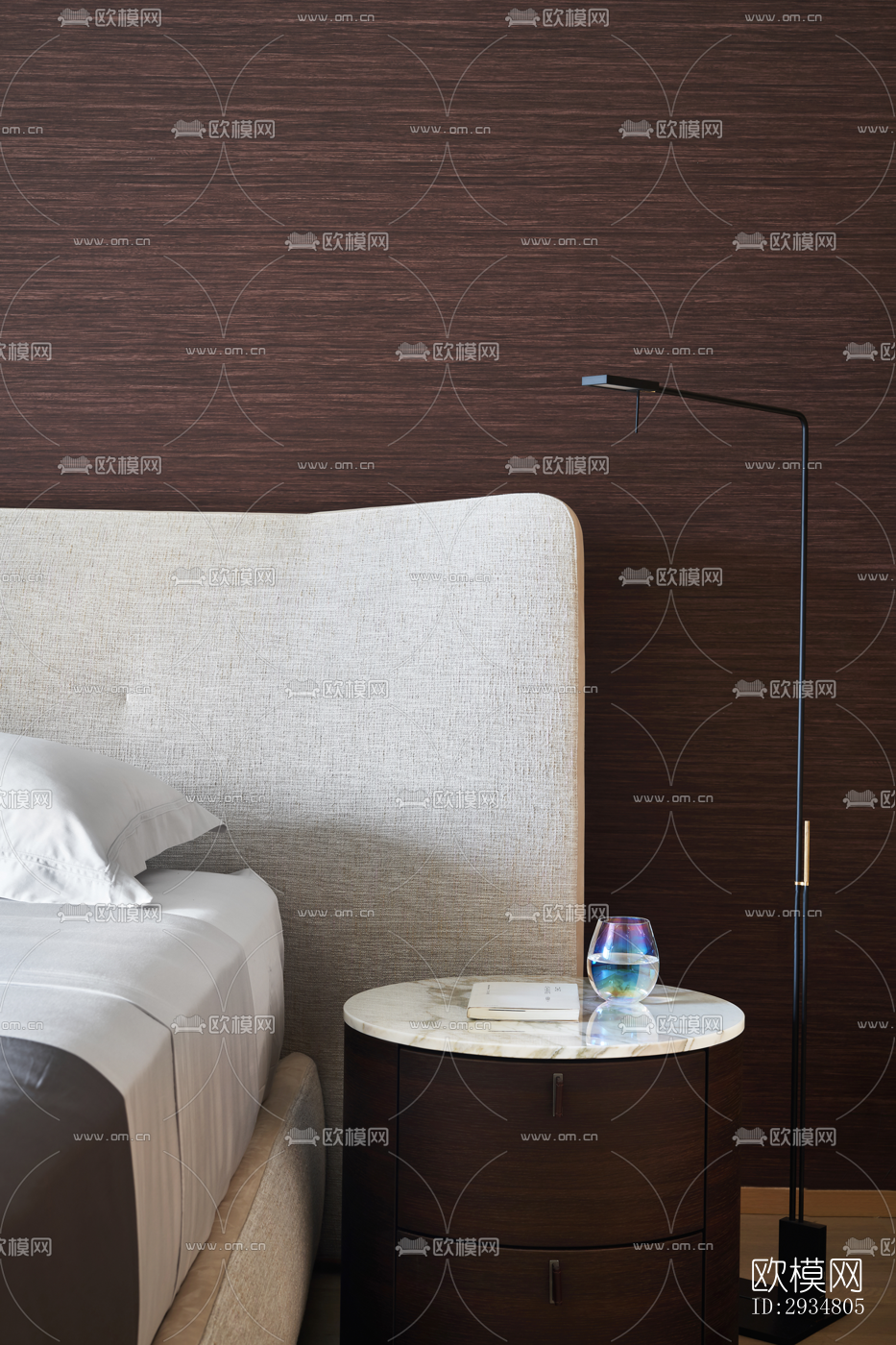 现代平层效果图下载（渲染图14）