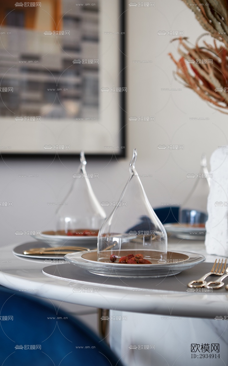 现代平层效果图下载（渲染图6）