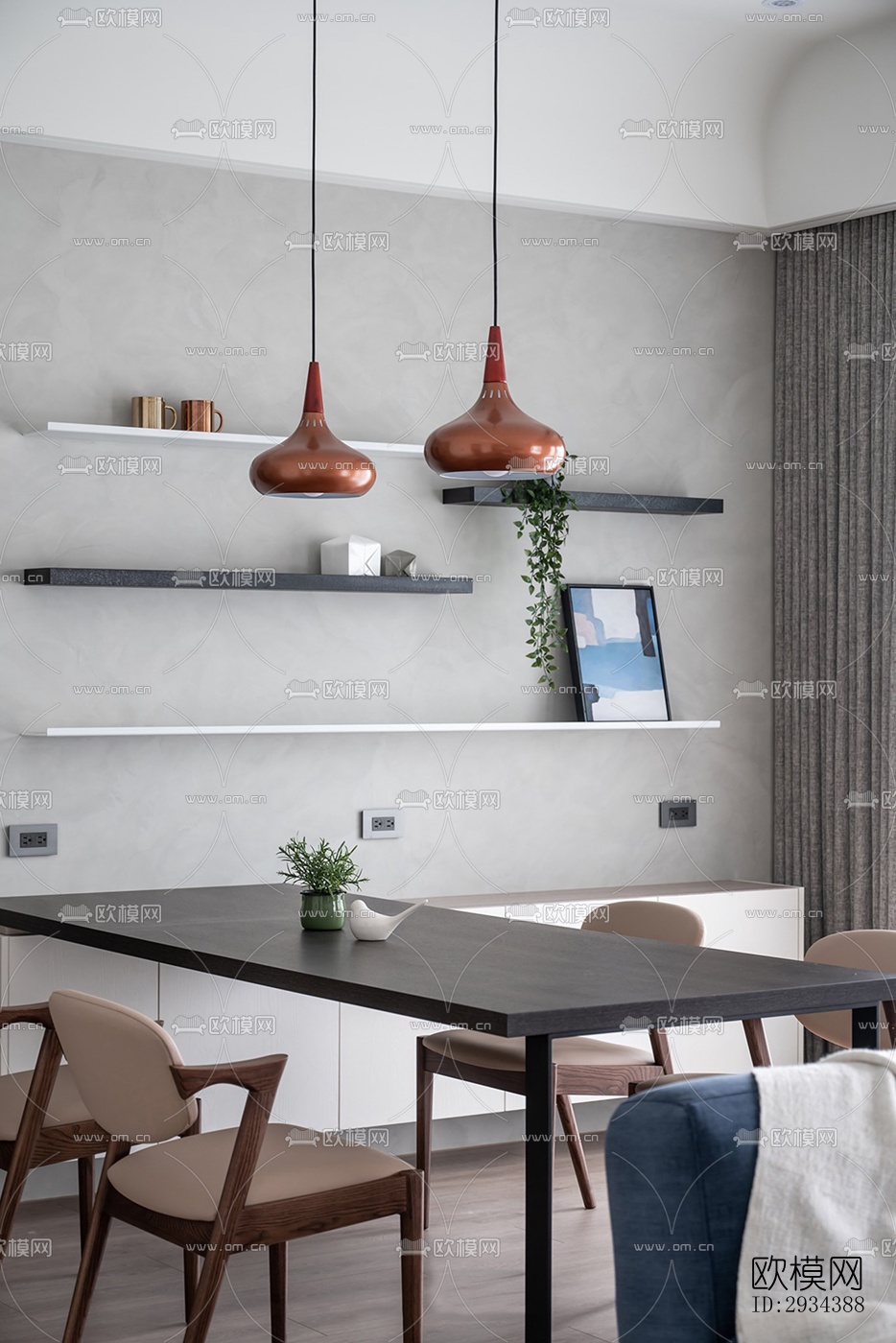 北欧平层效果图下载（渲染图20）