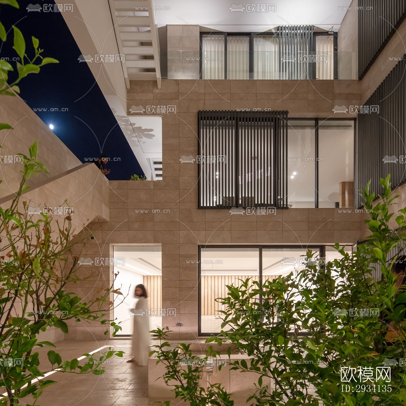 现代别墅效果图下载（渲染图9）