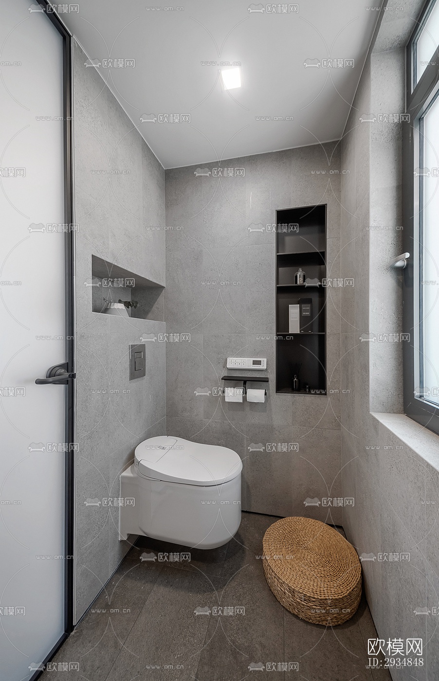 现代平层效果图下载（渲染图11）