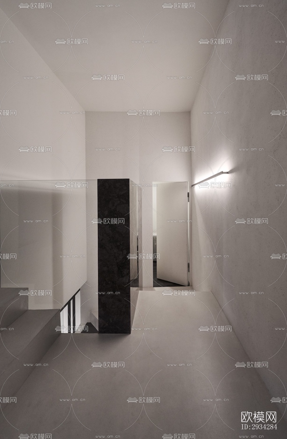 现代复式效果图下载（渲染图1）