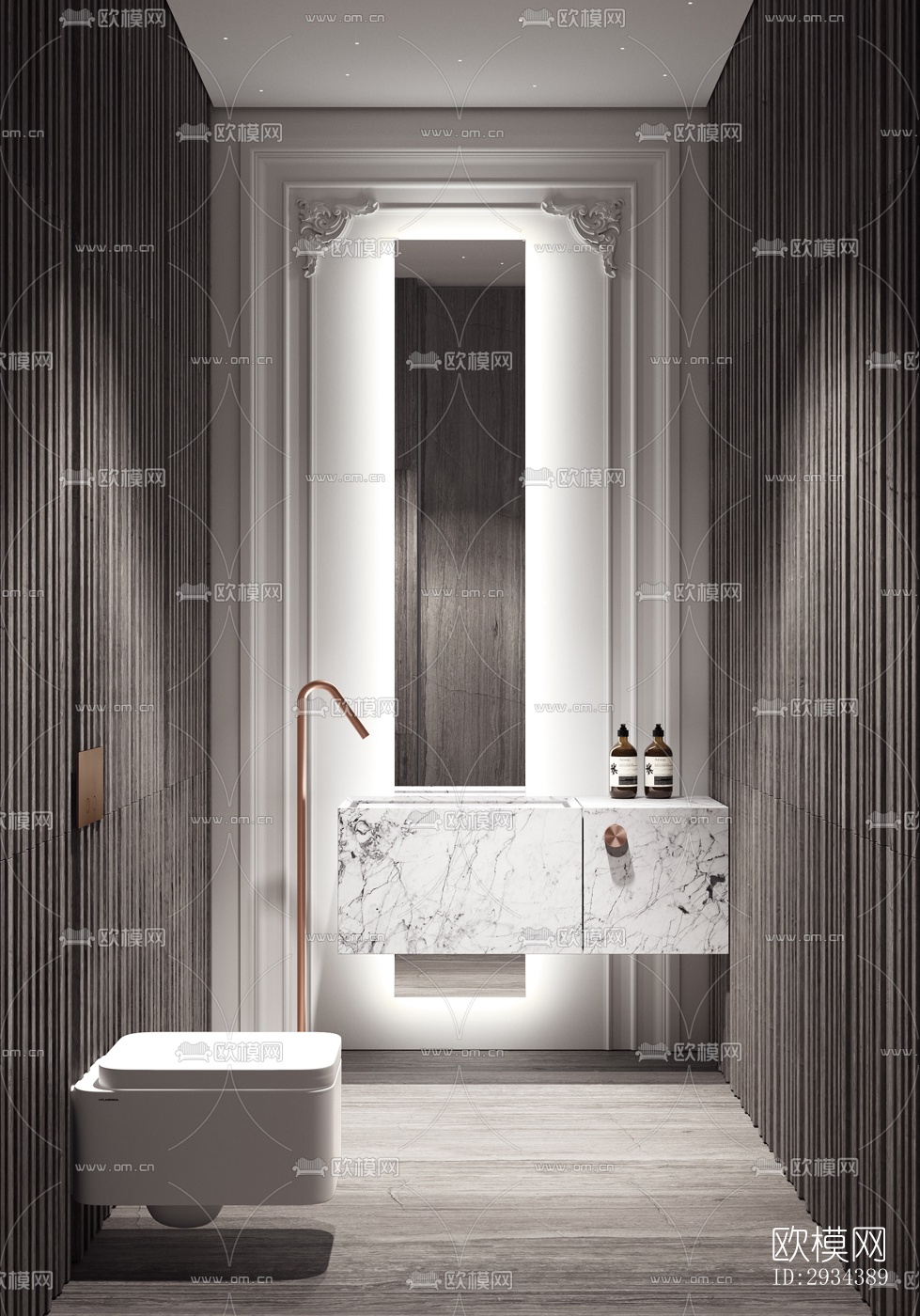 北欧平层效果图下载（渲染图1）