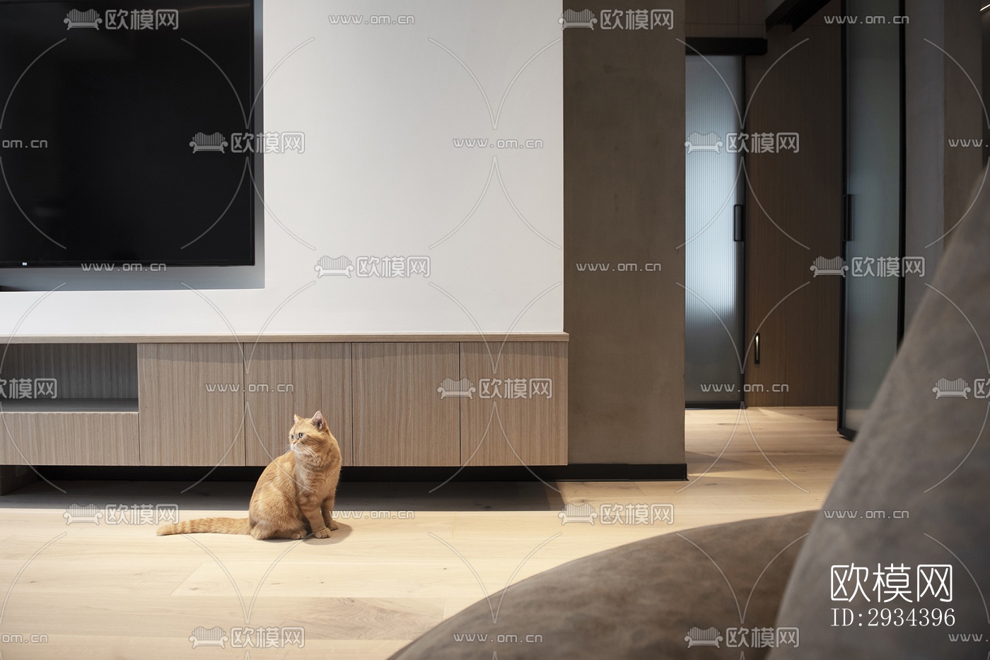 北欧平层效果图下载（渲染图6）