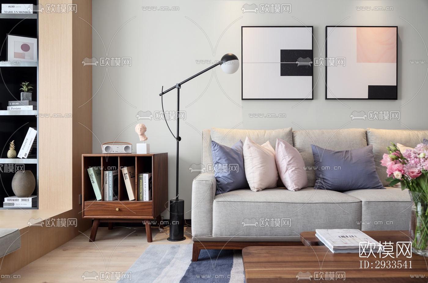 北欧公寓效果图下载（渲染图10）