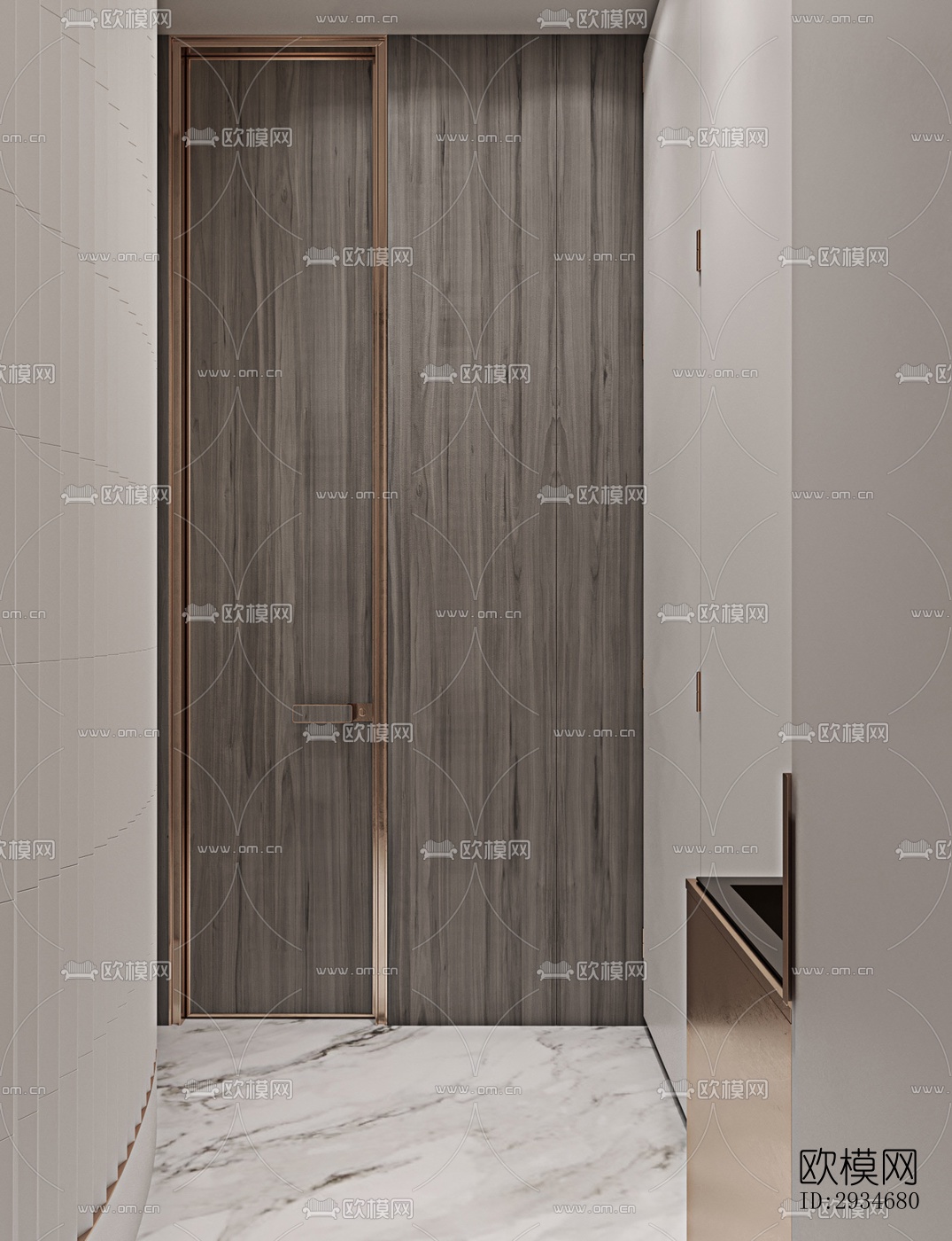 欧式平层效果图下载（渲染图19）