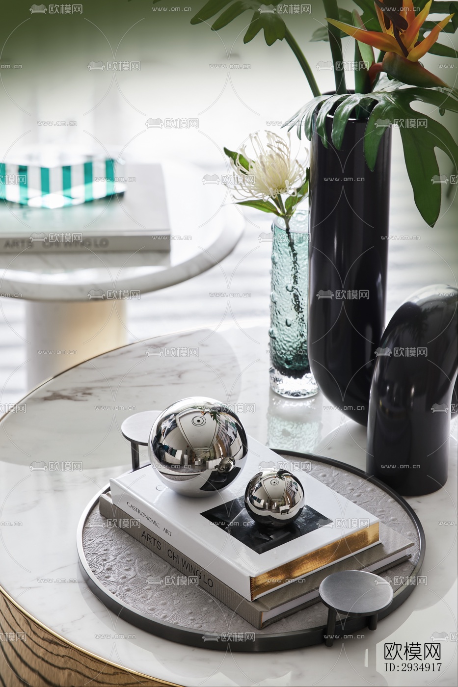 现代平层效果图下载（渲染图5）